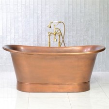 Antique Copper  Handmade Copper Inside And Outside In Lightly Aged Brown Finish