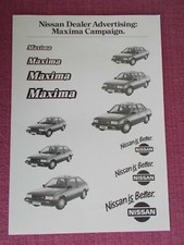 NISSAN SUNNY MAXIMA A4 SIZED