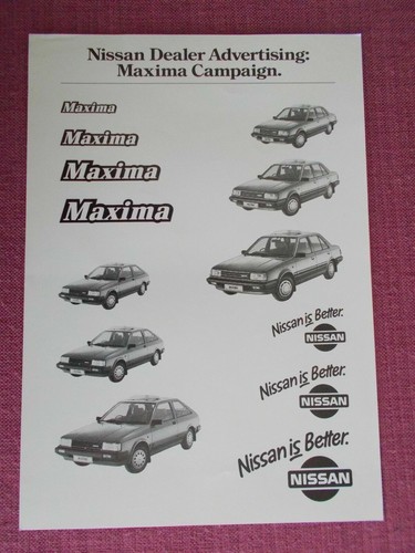 Nissan sunny maxima sized - nissan,