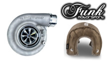 Borg Warner S366 External Wastegate Turbo Blanket Titanium - Funk Motorsport