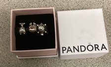 Pandora Charms Bundle Genuine Sterling Silver, Set of 3