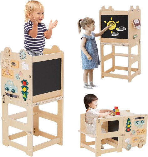 Kids step stool wooden - kids,