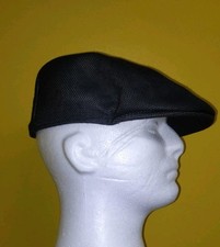 Kangol Cotton Flat Cap Black