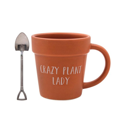 Plant pot mug gardener - plant, gift