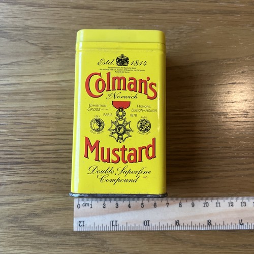 Colmans mustard vintage tin - vintage,