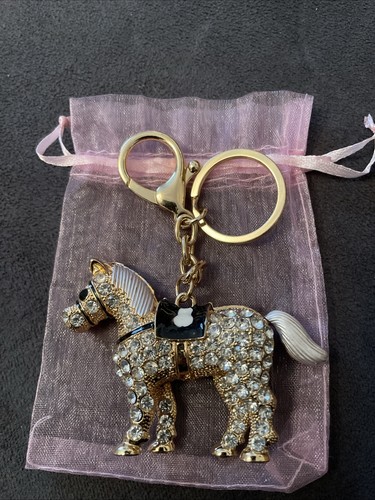 Horse diamond key - key, ring