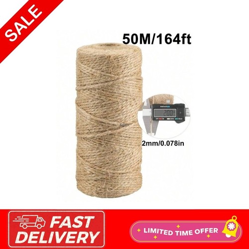 Natural brown jute twine - jute, rope