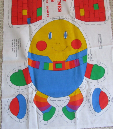 Vtg humpty dumpty stuffed - dumpty,