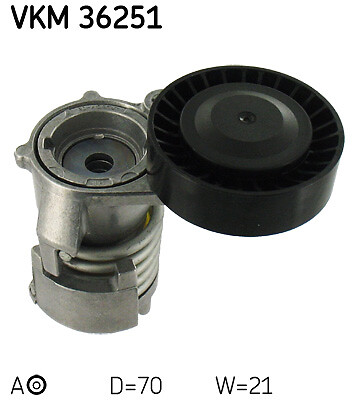 Tensioner pulley ribbed - pulley,, v-ribbed