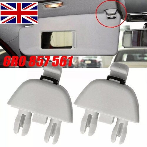 Grey sun visor clip hook - grey,