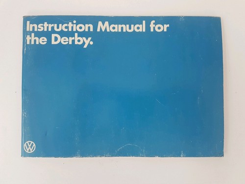 Derby owners handbook - vw,