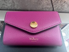Mulberry Multi Card Folded Wallet Purse Pink
