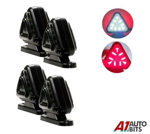 Smoked 12v 24v led - 4x,