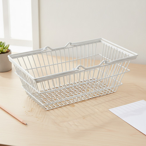 Metal desktop basket - basket, with