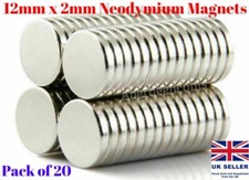 12 mm x 2 mm Magnets N50 Super