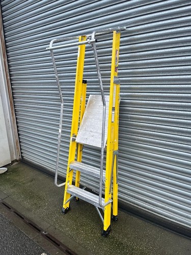 Fibreglass podium ladder - podium, 3
