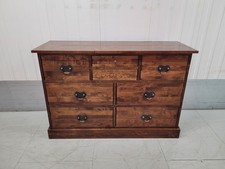 VINTAGE LAURA ASHLEY GARRAT 8 DRAWER SIDEBOARD - CHESTNUT COLOUR - DRAWERS