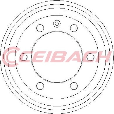 Ceibach rear brake drums - ceibach,