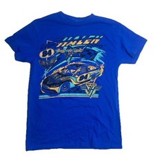 Van Halen  youth S T Shirt 84 Racing Car Size Vintage blue
