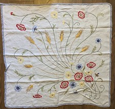 Vintage White Square Cotton