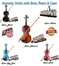 New Acoustic Violin with Bow