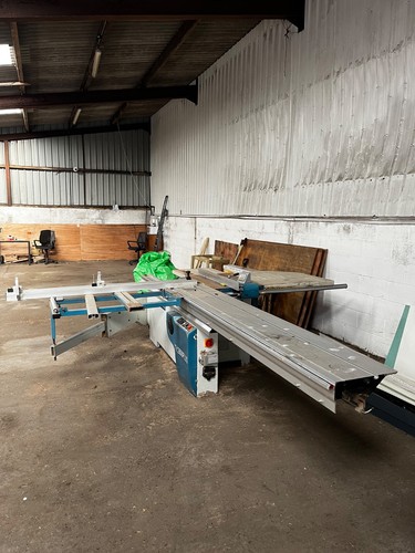 Sliding table panel saw - table,
