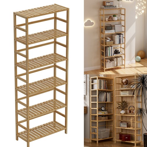 Practical tall bamboo shelf - practical,