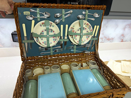 Sirram wicker picnic basket - wicker,