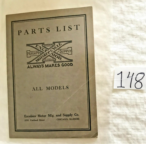 Parts list excelsior - parts,