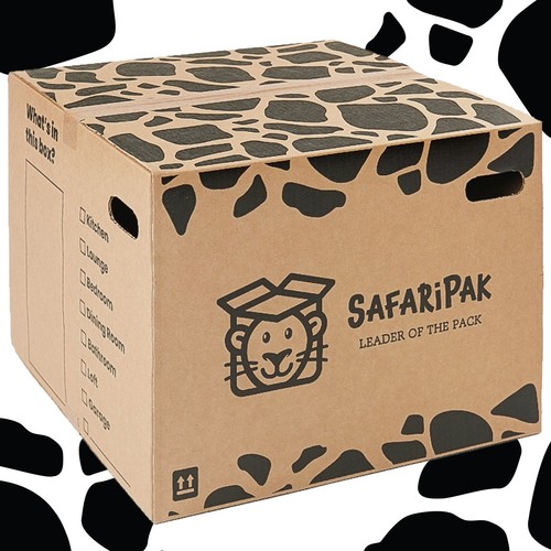 Moving house boxes 52x52x40cm - house,