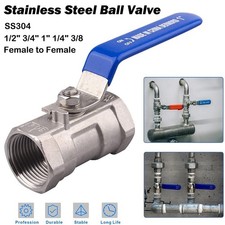 1/2" 3/4" 1" 1/4" 3/8 Full Port Ball Valve SS304 Threaded Ball Valve