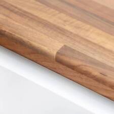 Walnut Block Laminate Worktop, Semi Gloss Finish  - 3m, 4m Lengths, 38mm Thick