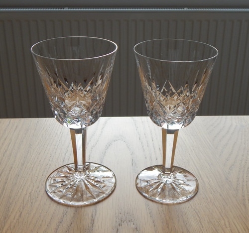 Pair waterford crystal - of,