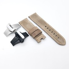 24mm Grey Leather 22mm