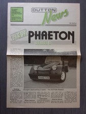 DUTTON Kit Cars orig 1982 UK