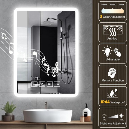 Led mirror bathroom with - led,