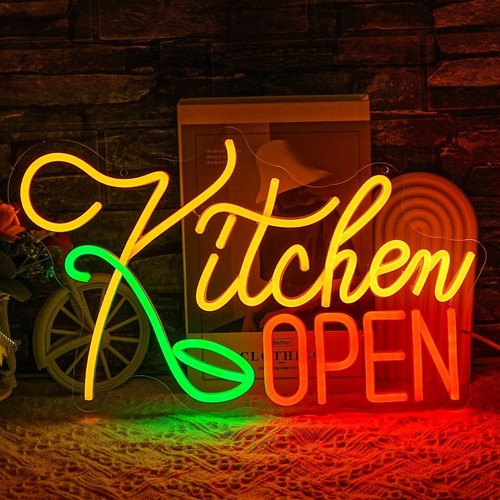 Kitchen open neon led - neon, home