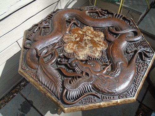 Antique dragon table amazing - dragon,