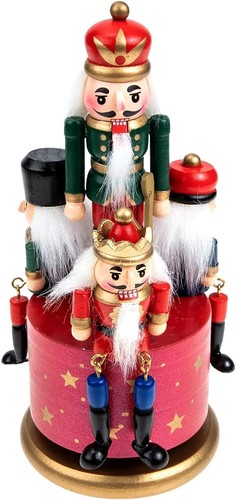 Wooden nutcracker 20cm music - 20cm,