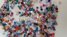 100 pcs Mix 6mm Swarovski Genuine Crystal bicone beads #5301 in Assorted