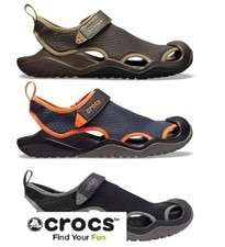 crocs swiftwater mesh deck sandals mens new
