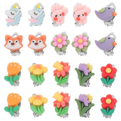 Pairs little girls earrings - 10,