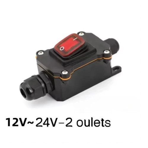 Inline rocker switch 12v 24v - rocker,