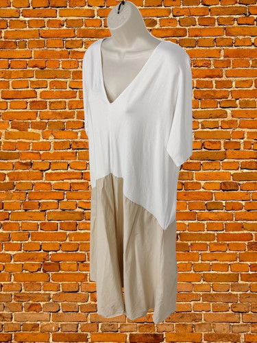Cos white beige dress - white,