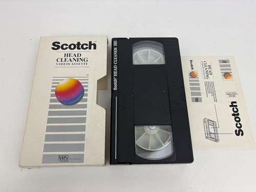 Scotch video cassette head - scotch,