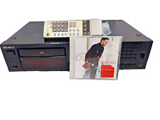 Sony CDP-711 CD Compact Disc Player Vintage HiFi Seprate Collectible Black Retro