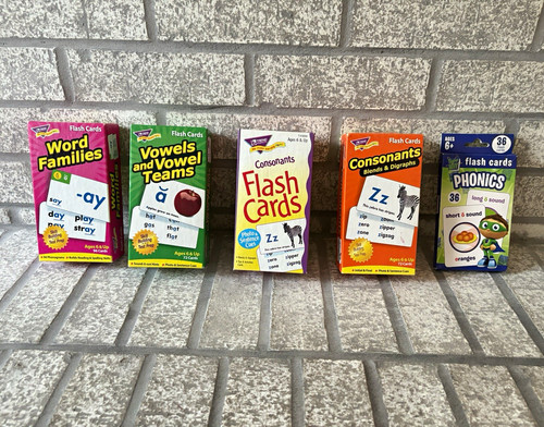 Phonics flash cards lot - phonics, 5