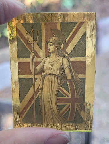 Stained glass britannia - glass,