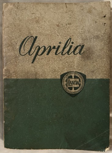 Vintage lancia aprilia - vintage,