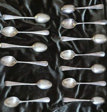 Set Of 13 Antique Silver